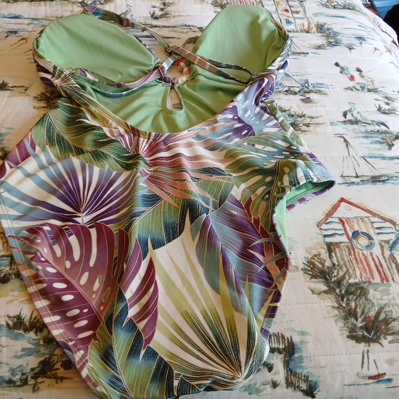 BleuRod Floral Breeze Ring Me Up  X-Back sz 12 - Picture 13 of 16